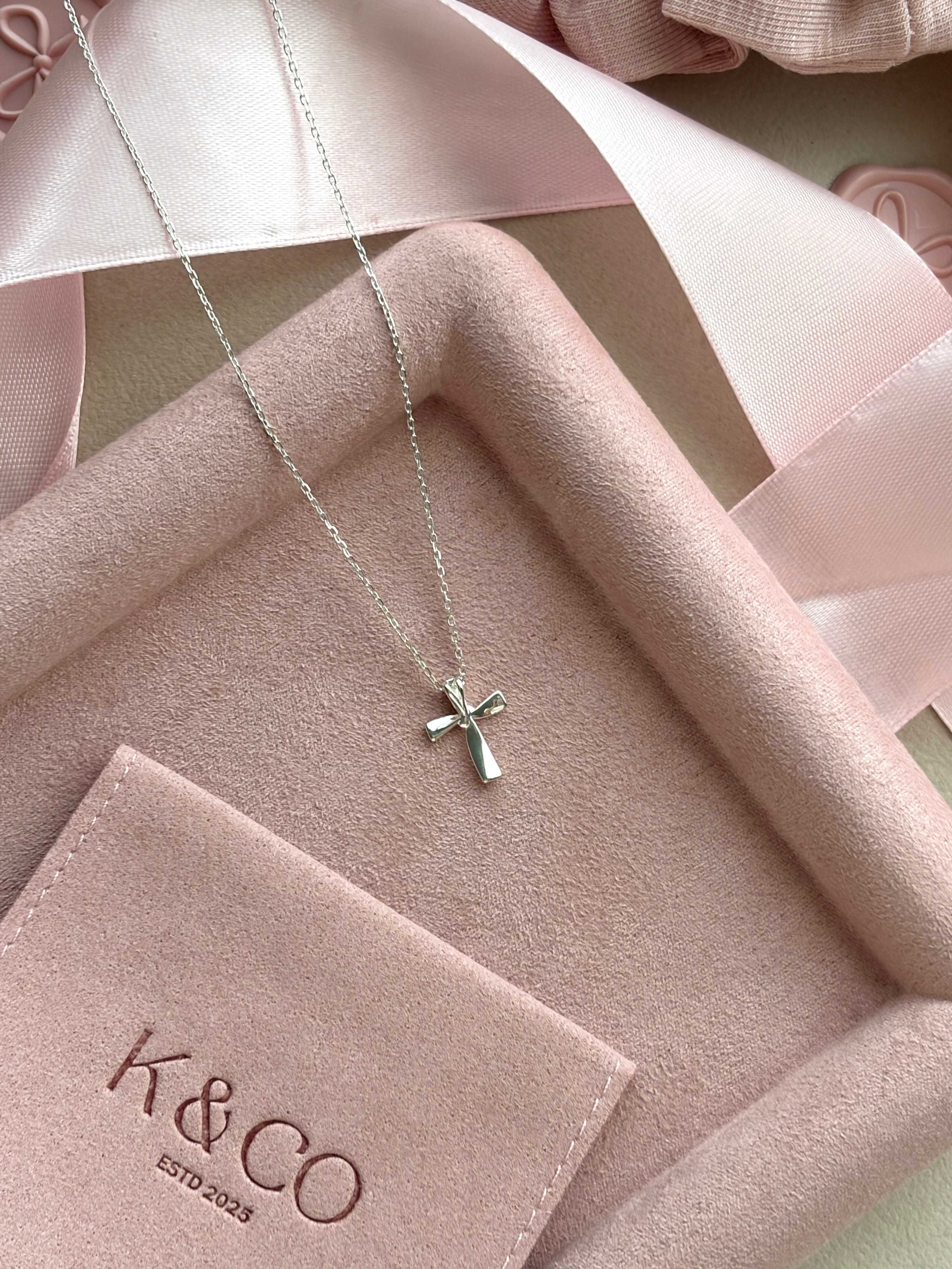 Heavenly Cross Sterling Silver Necklace