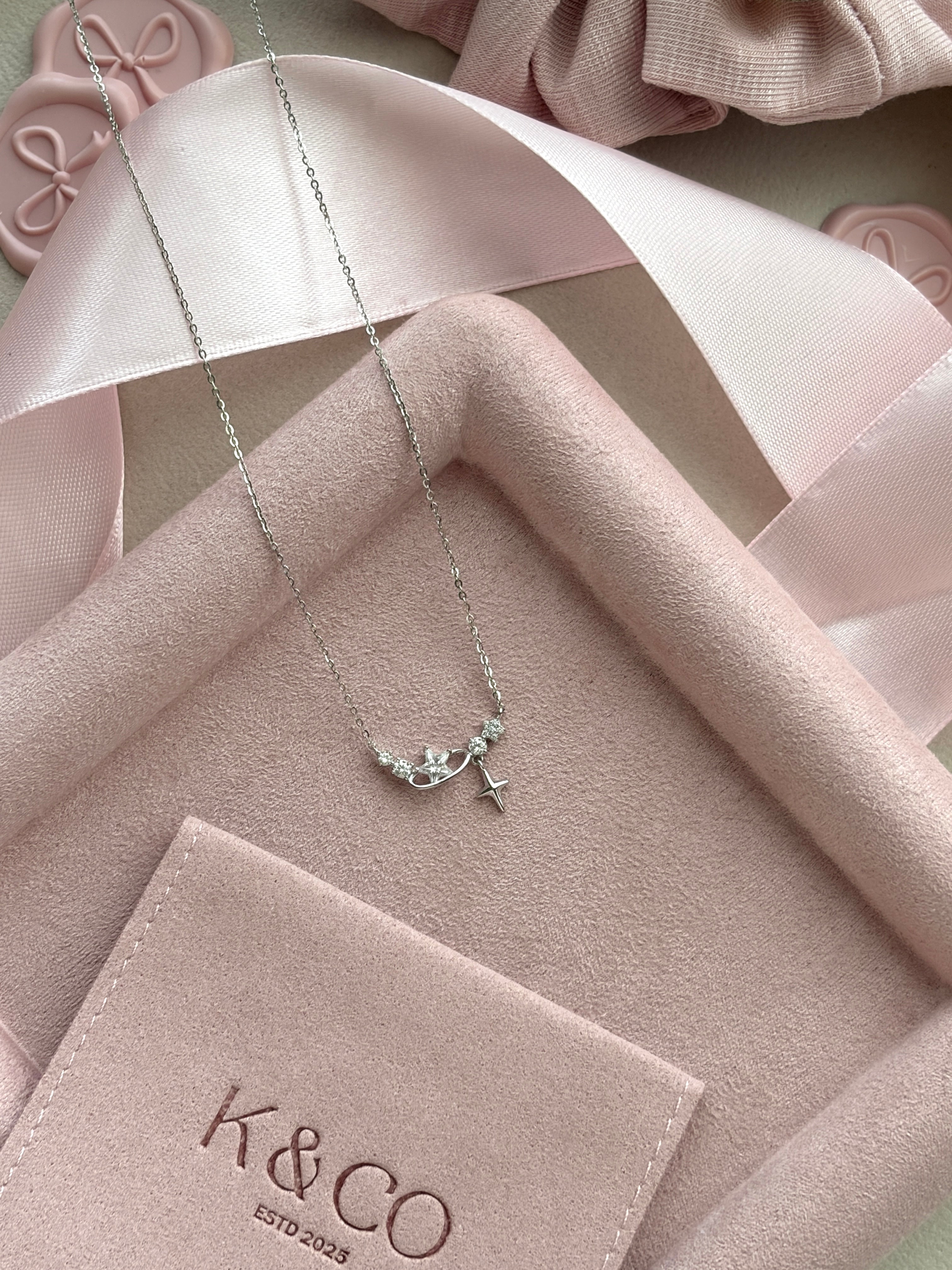 Asteria Silver Necklace